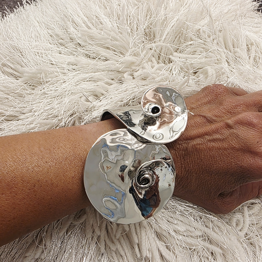 Zara Metallic Spiral Bracelet